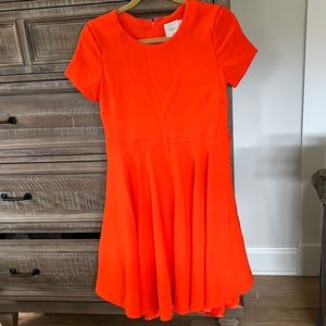 ASOS orange maternity dress size 2